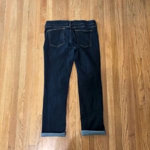 Navy blue jeans